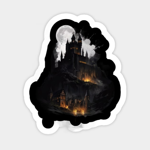 Dark Castle Sticker by JayDs Shop